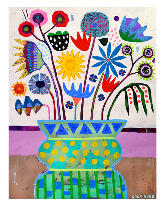Marianne Angeli Rodriguez - FLOWER VASE STUDY 1 PRINT