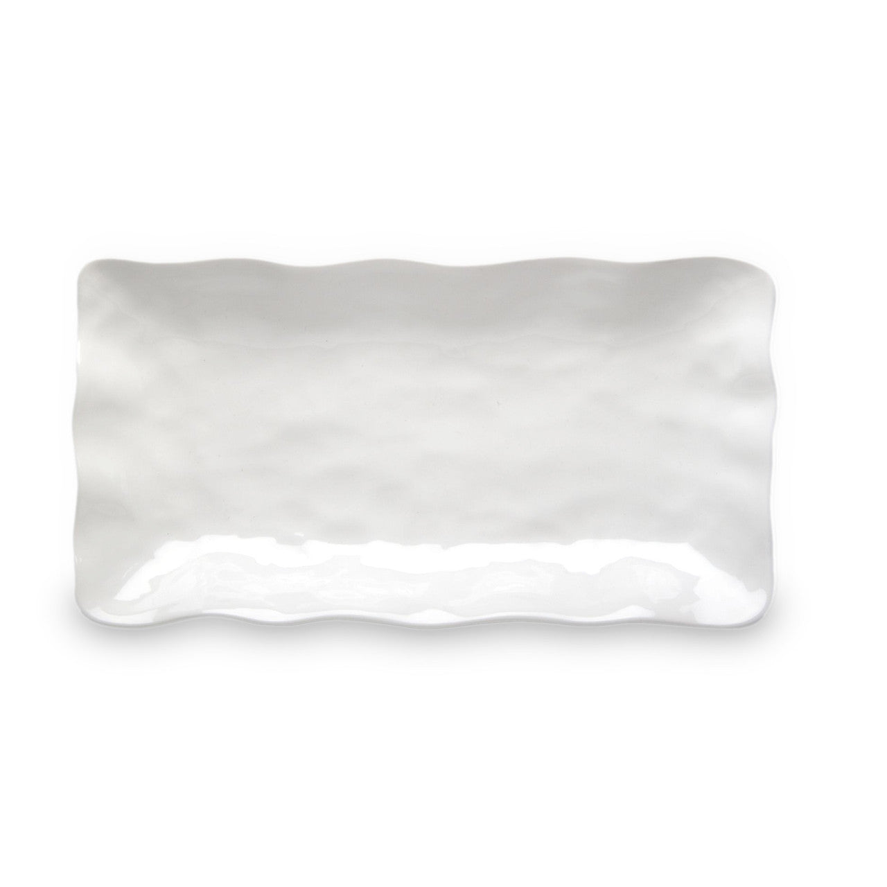 TAG Formoso Deep Rectangular Platter, White