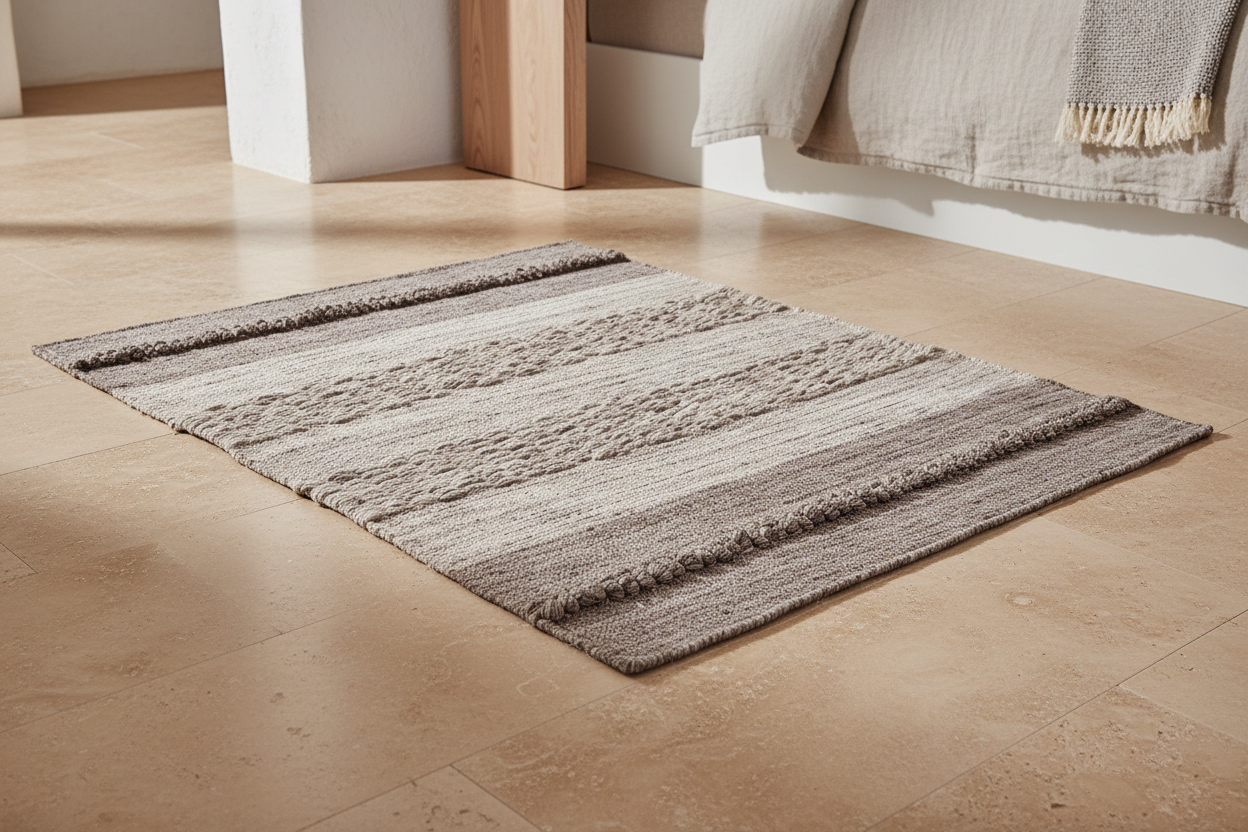 Gradation Stripe Pet Woven Rug