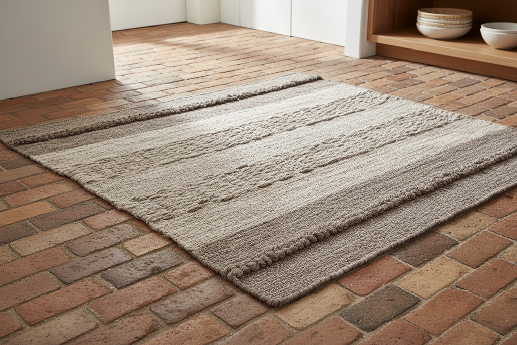 Gradation Stripe PET Woven Rug 24"x 36"