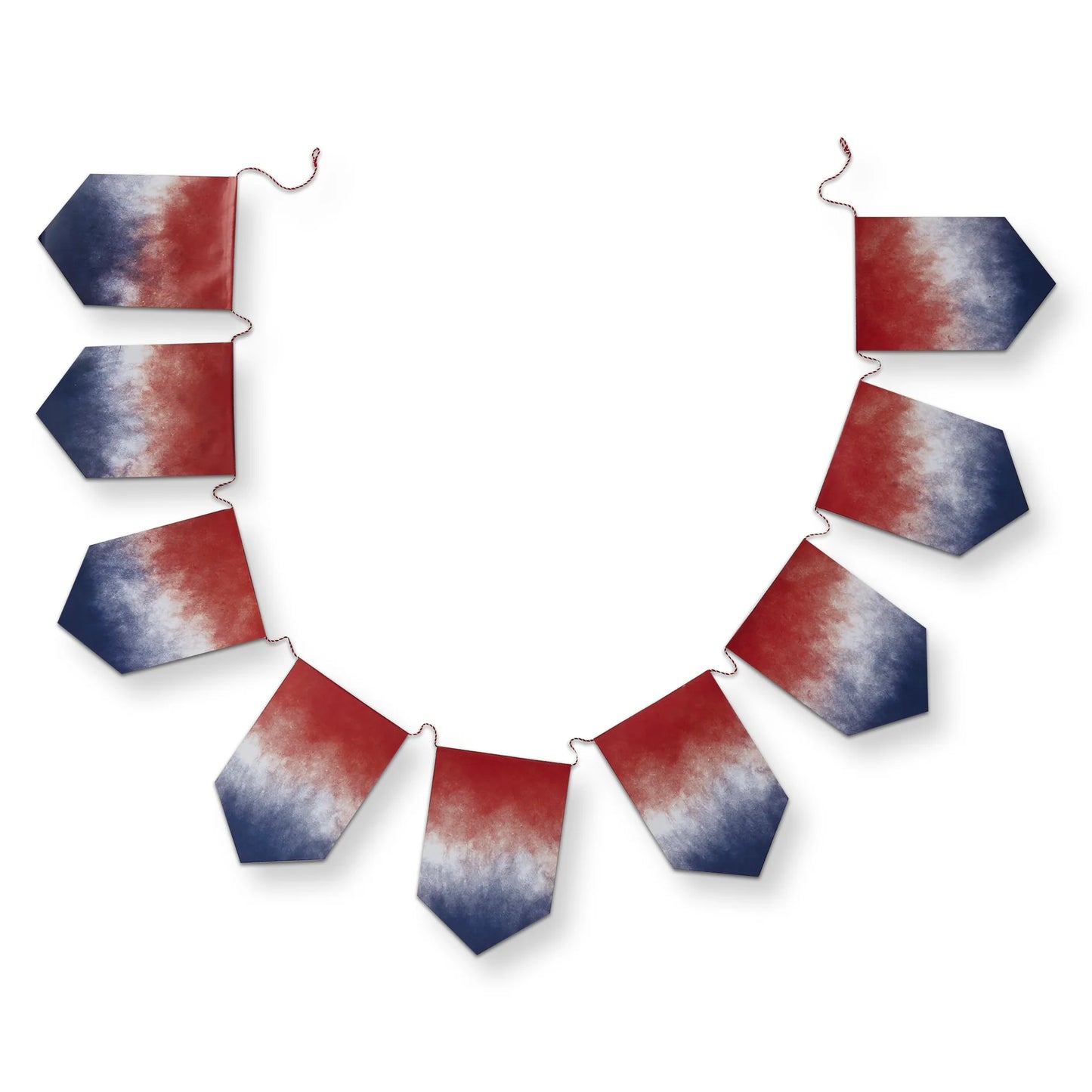 Tag Decor Paper Patriotic Garland
