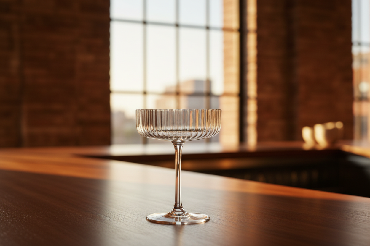 Gramercy Fluted Coupe Glass