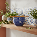 Lisbon Dot Noodle Bowl ( Blue)