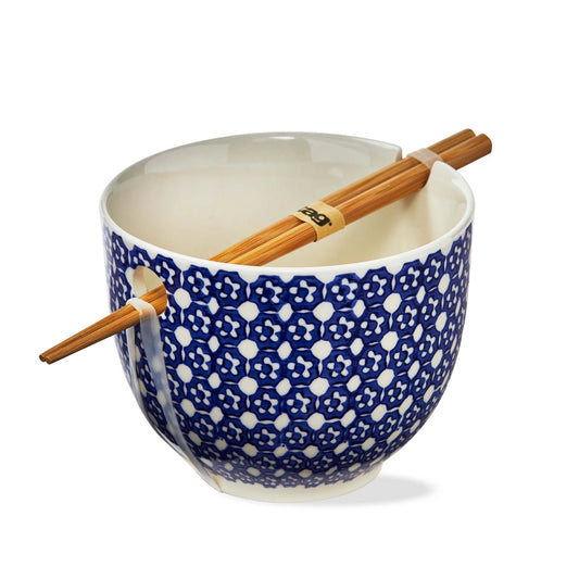 Lisbon Dot Noodle Bowl ( Blue)