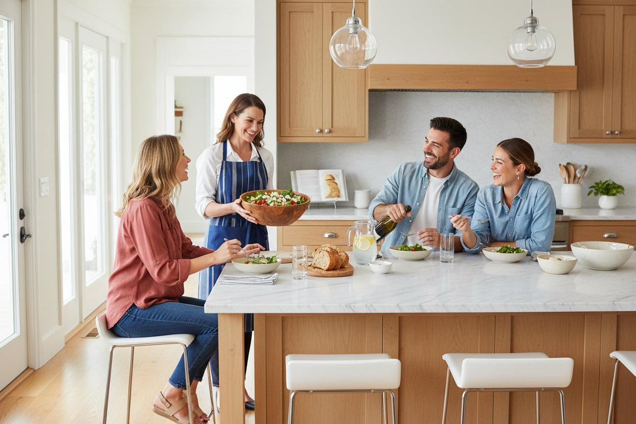 Lapis Stripe Apron S