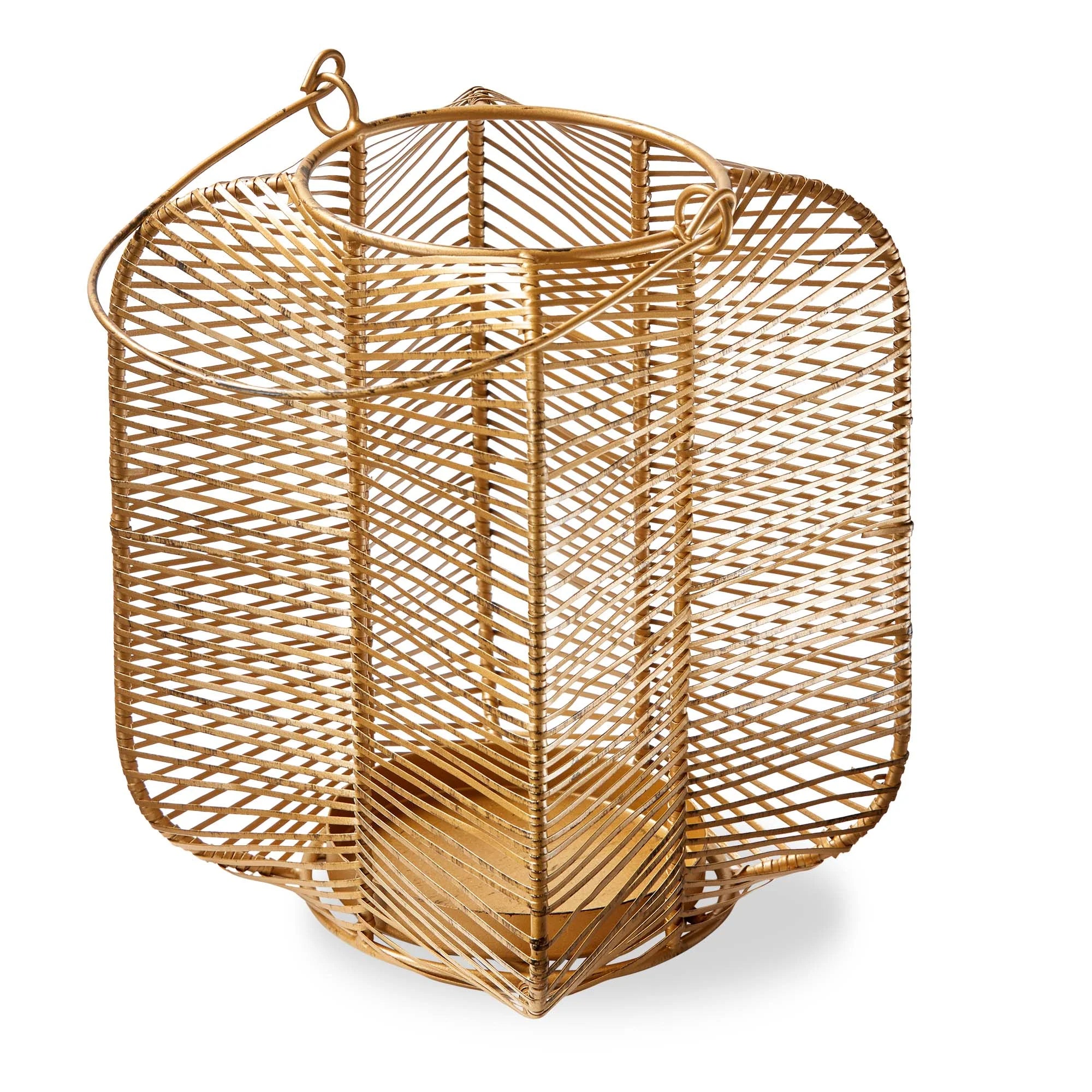 Wells Outdoor/Indoor Lantern Antique Brass