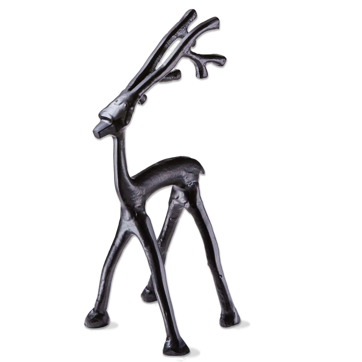 Cast Aluminum Reindeer (Black)