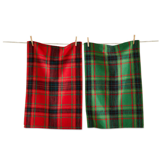 Holiday Plaid  Dishtowel (set/2)