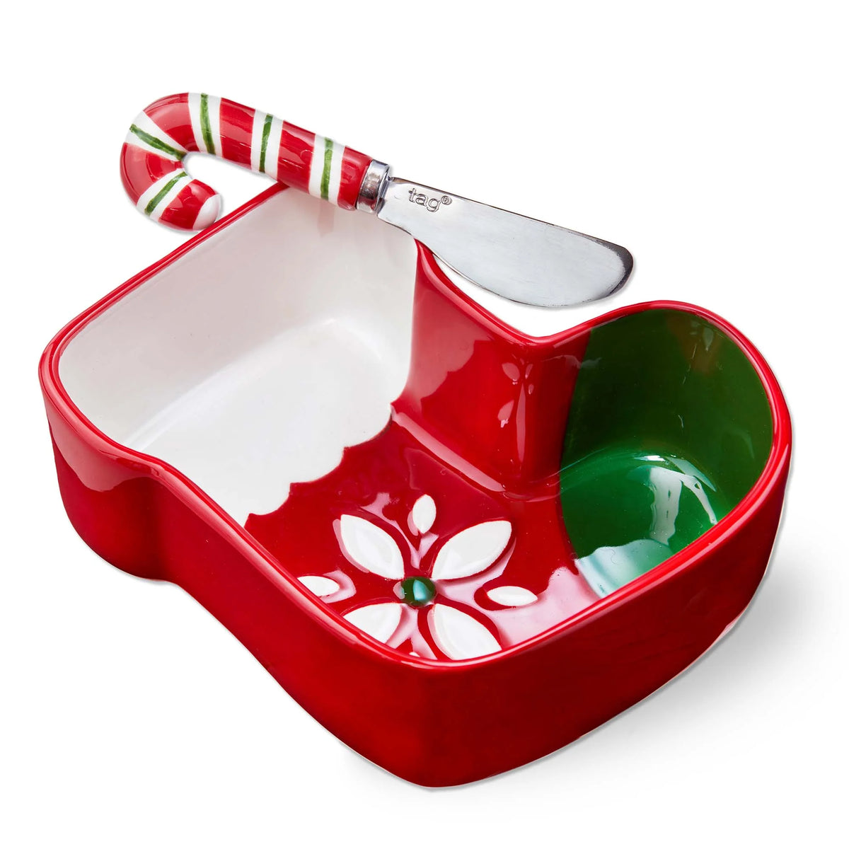 Stocking Bowl & Candy Cane Spreader