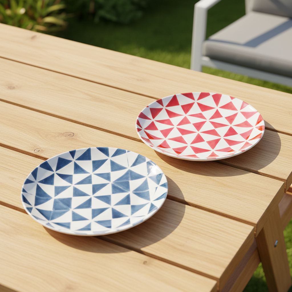 Pinwheel Appetizer Plate (2 colors)