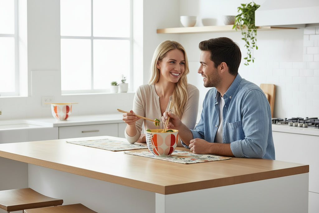 Geo Circles Noodle Bowl