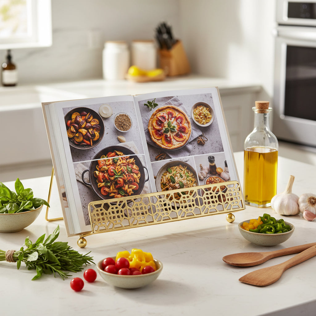 Geometric Cookbook Holder