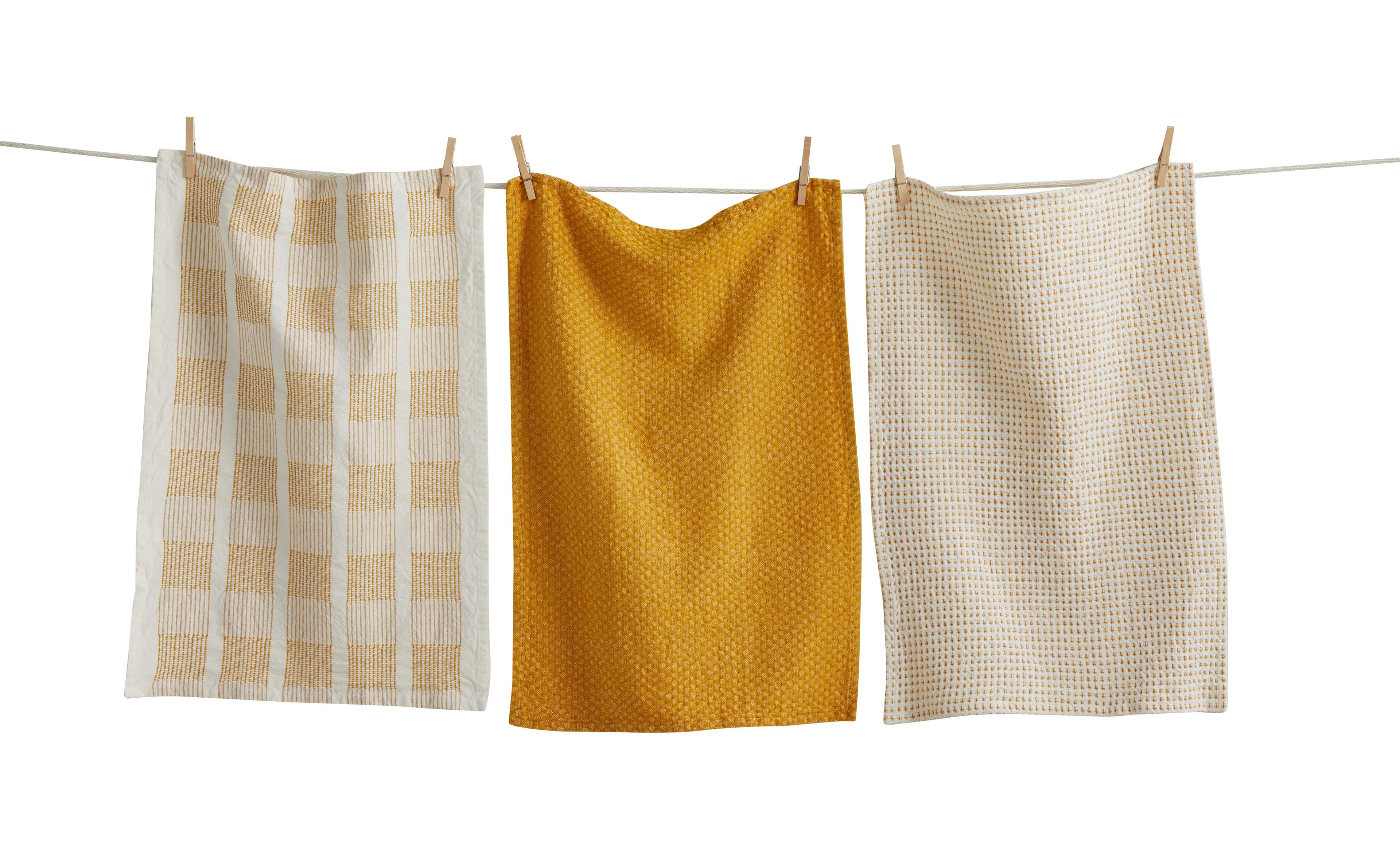 Sonoma Dishtowels, Yellow (set/3)