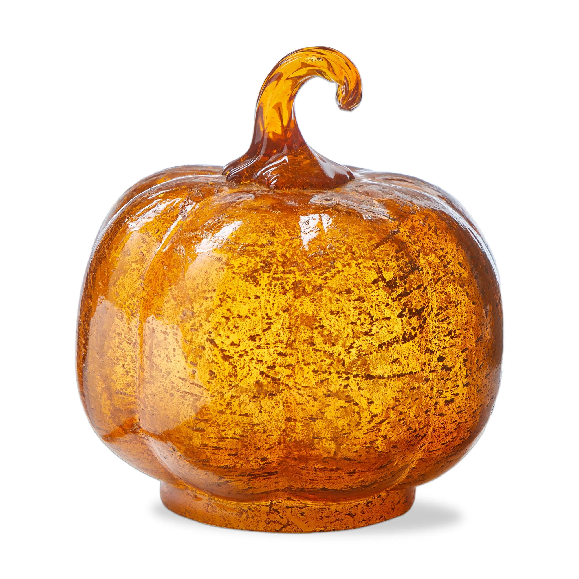 Harvest Glass Pumpkin Decor (medium)