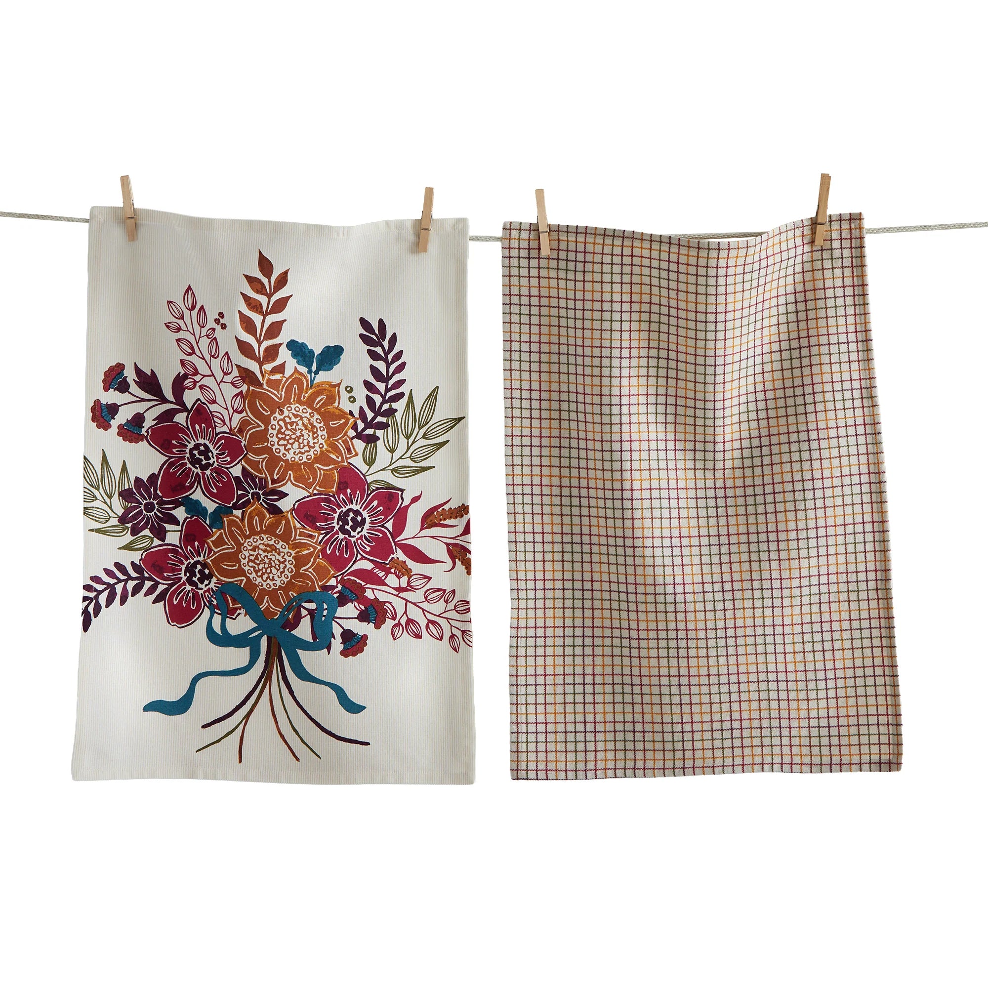 Autumn Bloom Dishtowel (set/2)