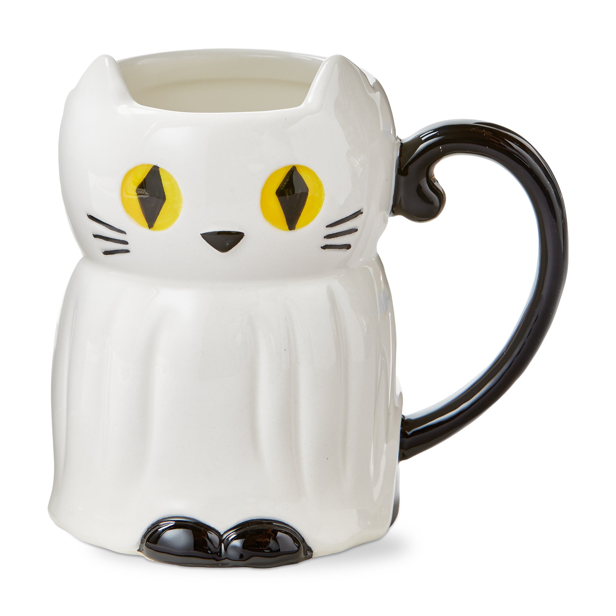Halloween Ghost Cat Mug