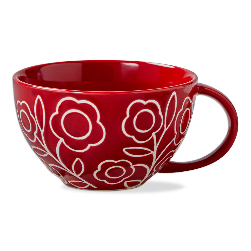 Zoey Flower Latte Mug