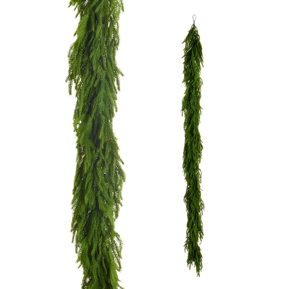 Real touch Norfolk Pine Garland 6.5"