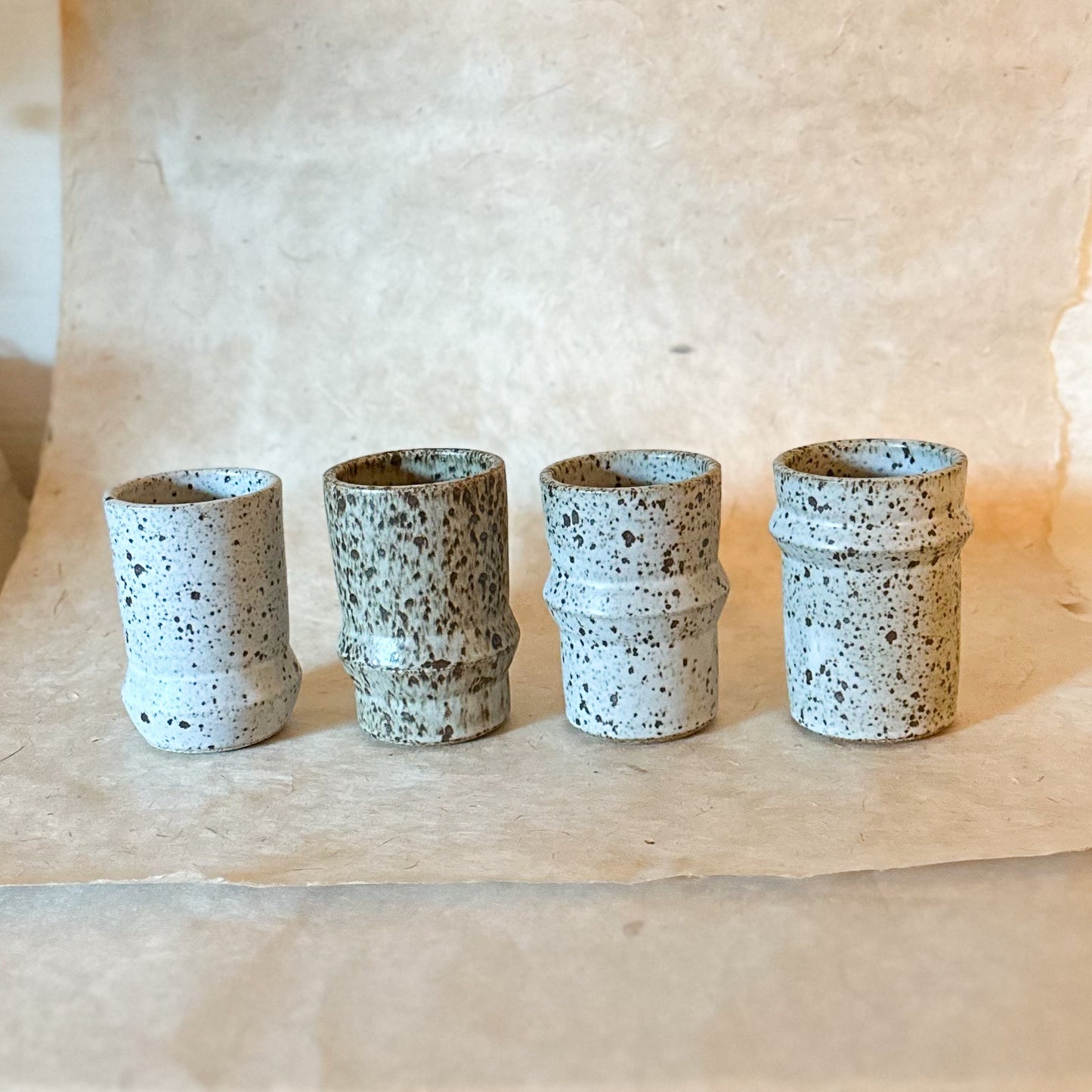 Olivia Snow Ceramics - Saturn Ceramic Tumblers in Cornwall Stone
