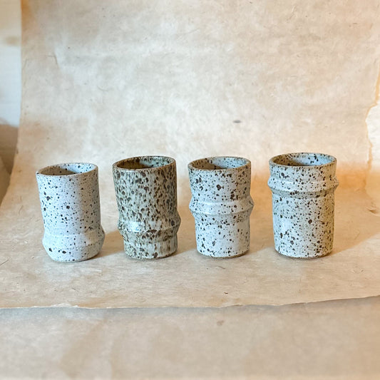 Olivia Snow Ceramics - Saturn Ceramic Tumblers in Cornwall Stone