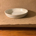 Olivia Snow Ceramics - 9" Grey and White Marbled Ceramic Coupe Bowl