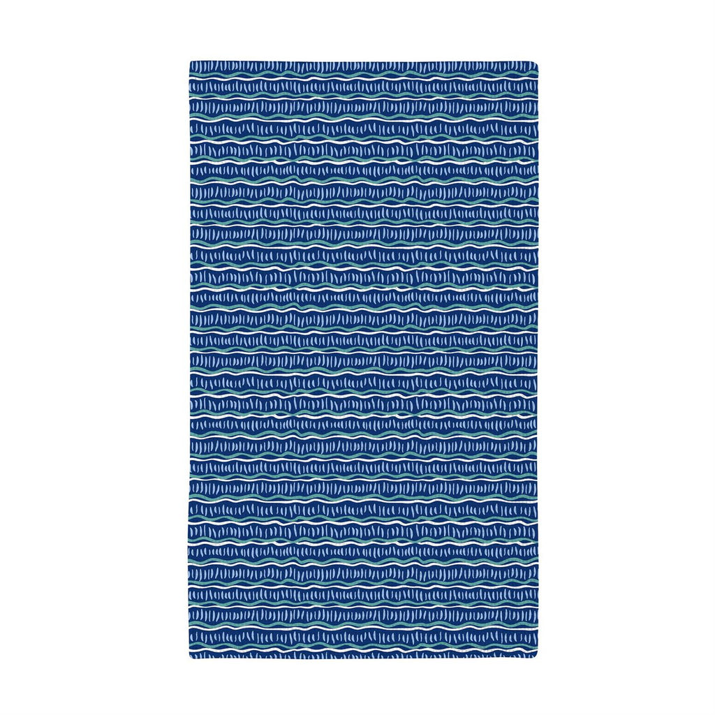 Seaside Retreat Kitchen Towel, Quick Dry Waffle Weave Double-Sided