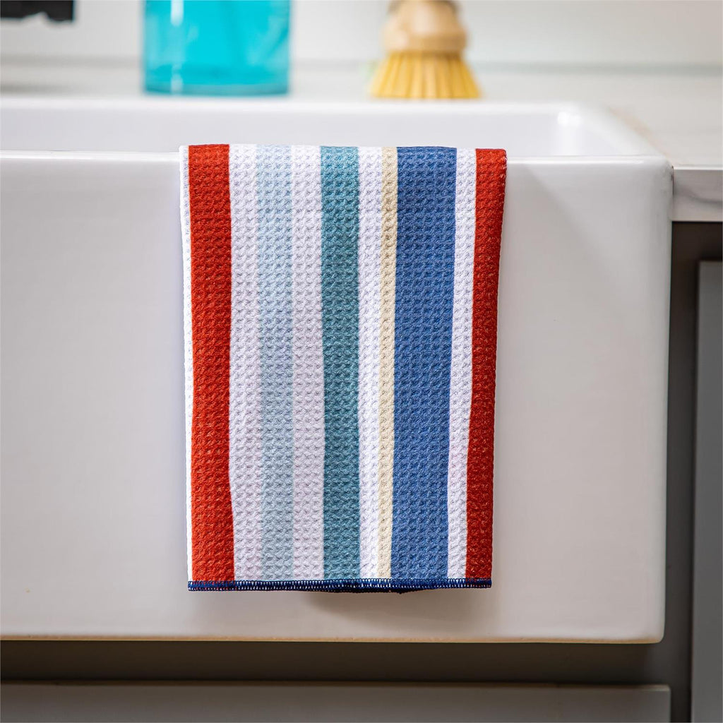 Red White & Bloom Kitchen Towel, Quick Dry