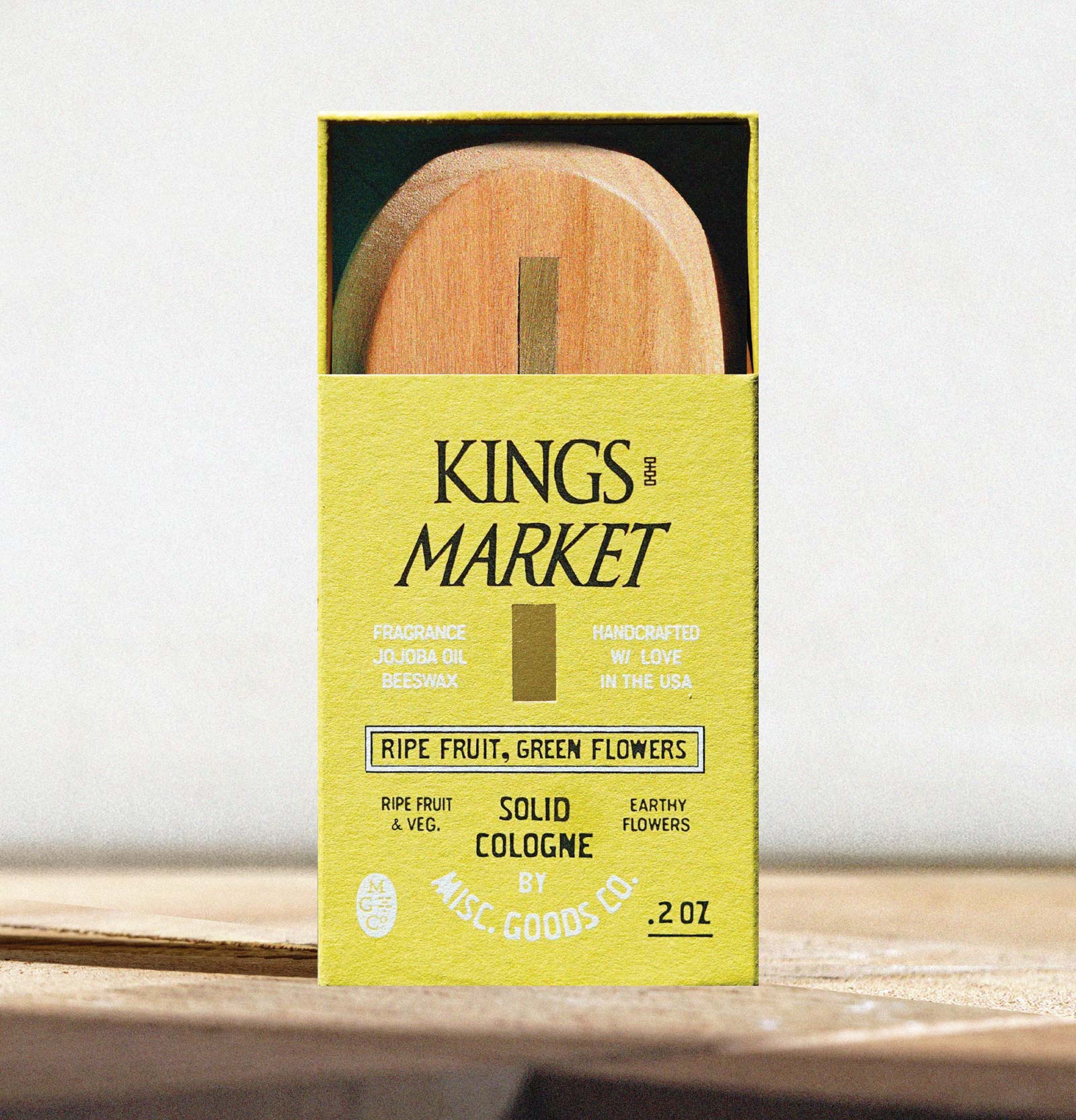 Misc. Goods Co. - "Kings Market" Solid Cologne