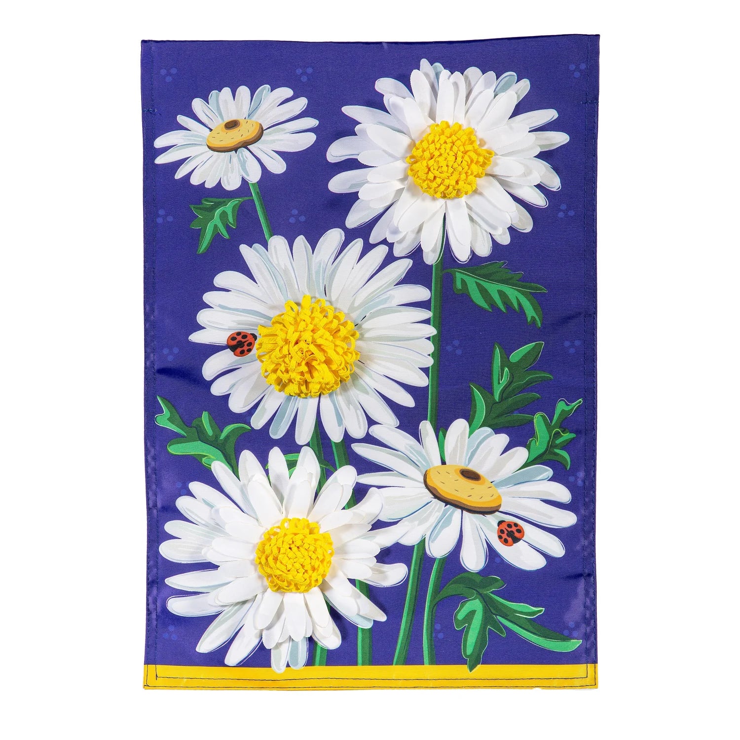 Daisy Days , Garden Applique Flag
