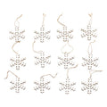 Ornament - Snowflake (White wood)