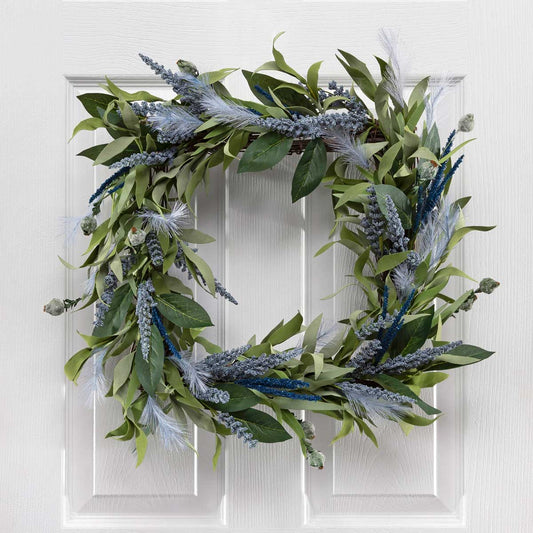 Wreath Wildflower With Pampas Grass - Square