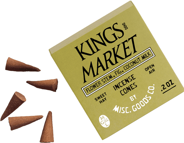 Misc. Goods Co. - "Kings Market" Cone Incense