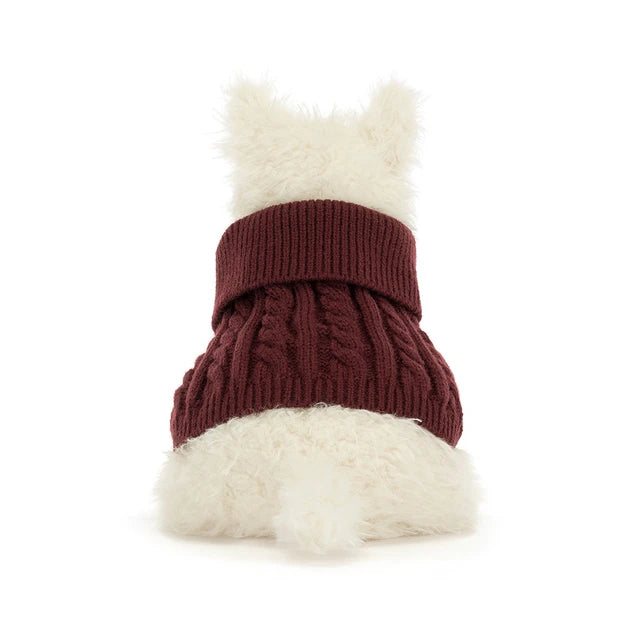 Jellycat Munro Scottie Dog Winter Outfit