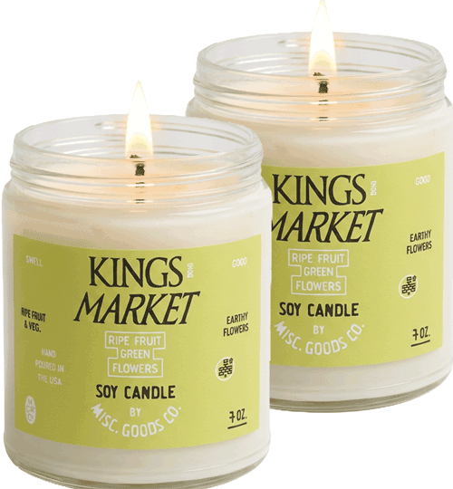 Misc. Goods Co. - "Kings Market" Soy Candle