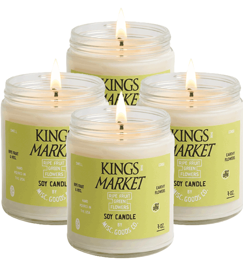 Misc. Goods Co. - "Kings Market" Soy Candle