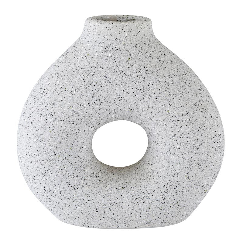 Modern Sanded Donut Shape Vase