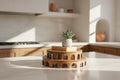 Round Wooden Riser