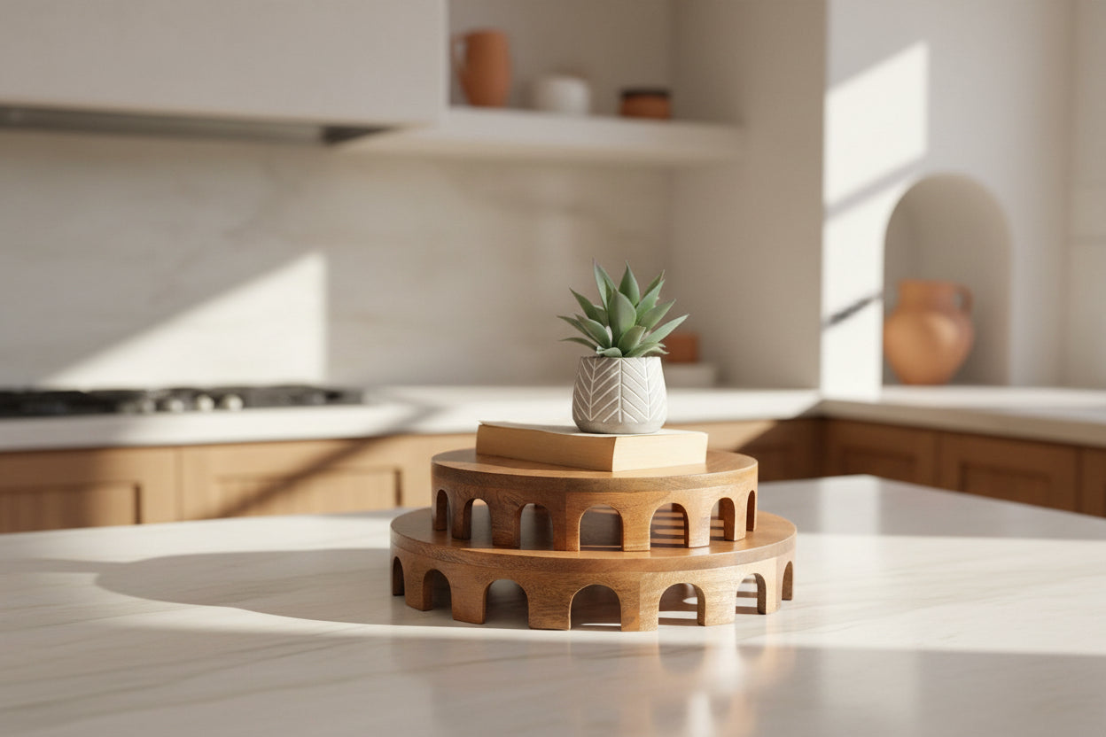 Round Wooden Riser