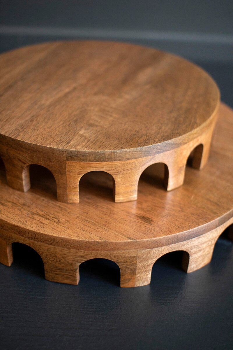 Round Wooden Riser