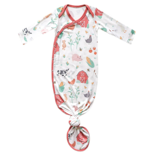 Copper Pearl Farmstead Newborn Knotted Gown