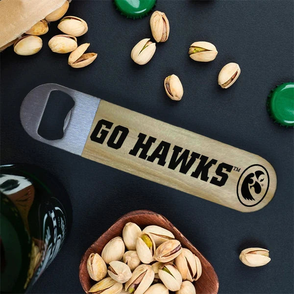 Go Hawks University of Iowa Bottle Opener