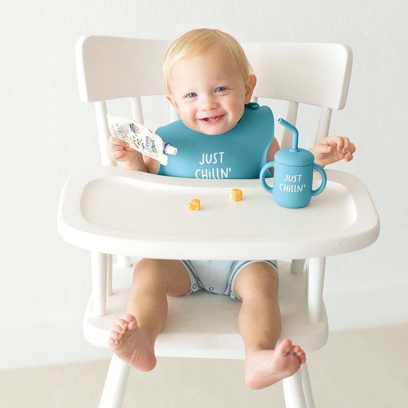 Just Chillin Silcone Tumbler- Sippy Cup