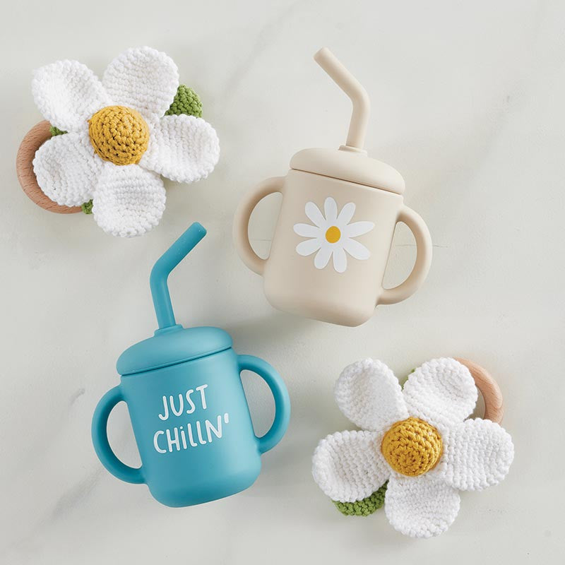 Just Chillin Silcone Tumbler- Sippy Cup