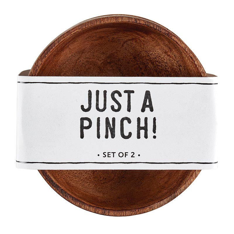 Wooden Pinch Bowls Set of 2