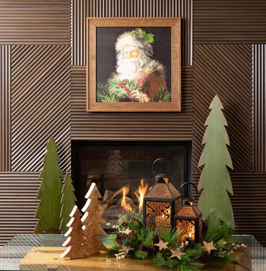 Wood Evergreen Christmas Trees