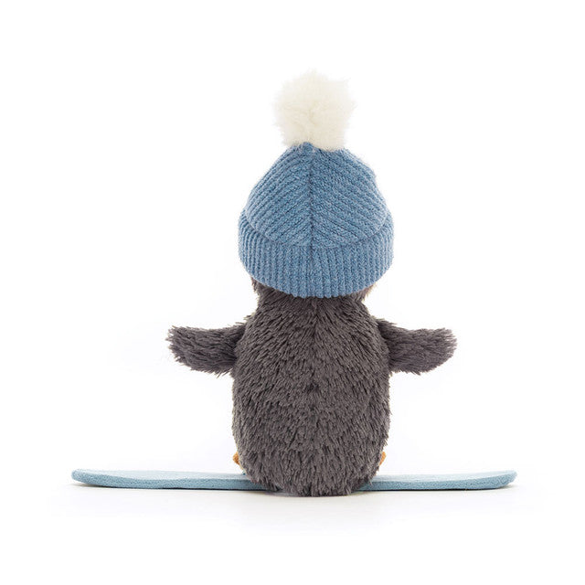 Jellycat  Peanut Penguin Snowboarding - Small