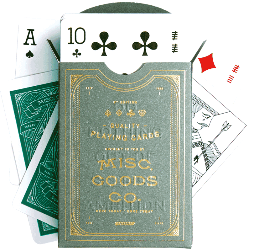 Misc. Goods Co. - "Misc. Goods" Playing Cards