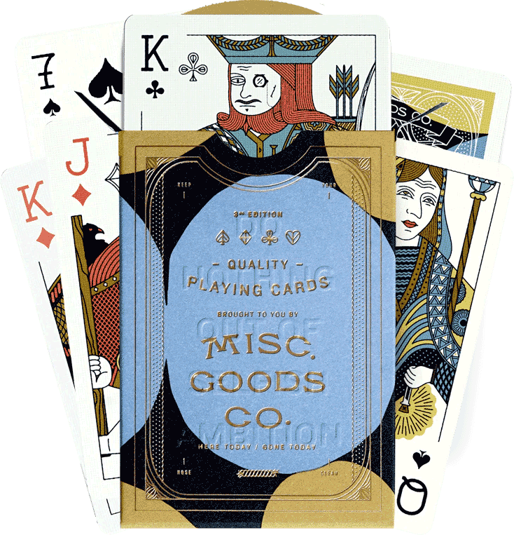 Misc. Goods Co. - "Misc. Goods" Playing Cards