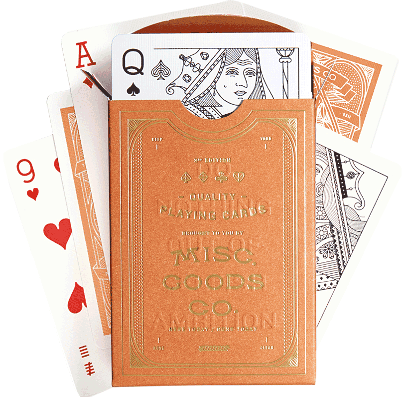 Misc. Goods Co. - "Misc. Goods" Playing Cards