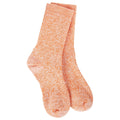 World's Softest Socks - Women's Weekend Ragg Crew. Orange